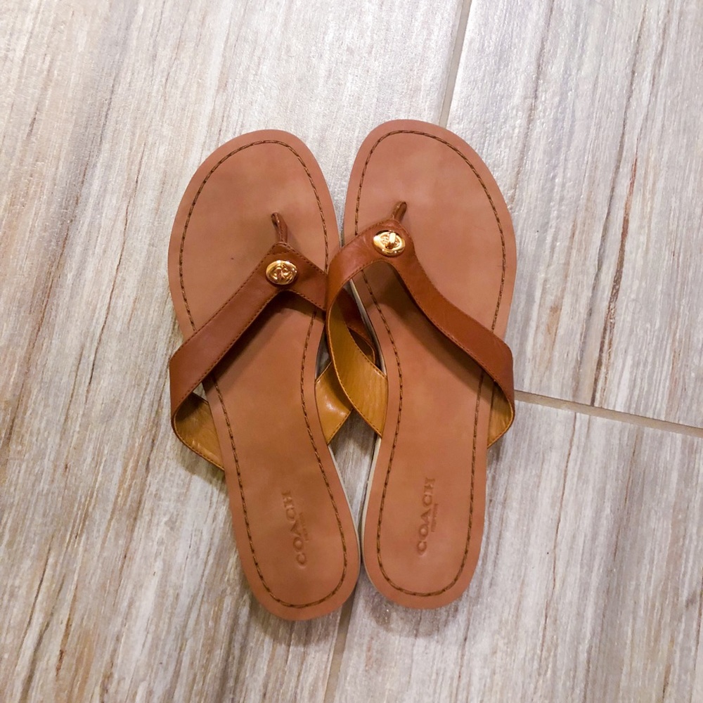 Coach Flip Flops